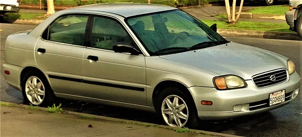Suzuki Esteem (California, 2017), photographed in United States