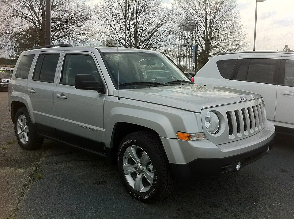 2012 Jeep Patriot - silver SUV in Aberdeen NC, photographed in United States