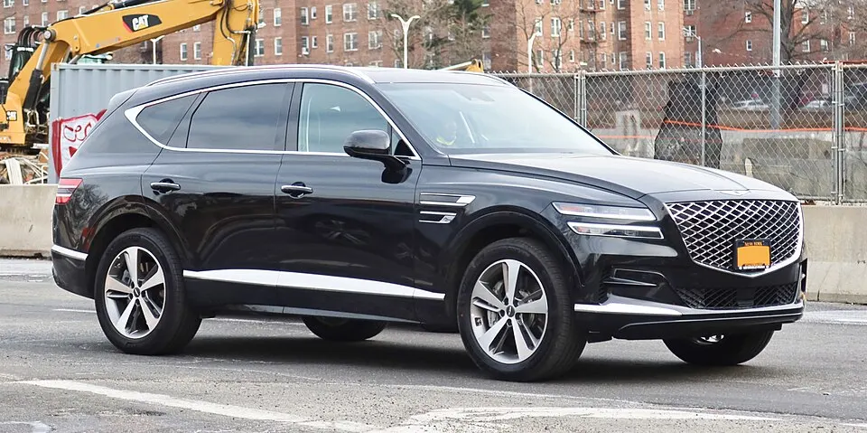 2021 Genesis GV80, front 2.26.21, photographed in United States