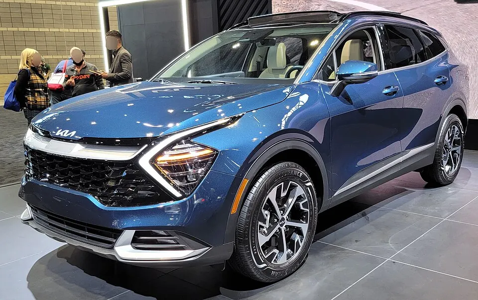 2023 Kia Sportage Hybrid, photographed in United States
