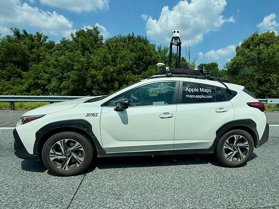 2024 Subaru Crosstrek Apple Maps mapping vehicle - 03, photographed in United States