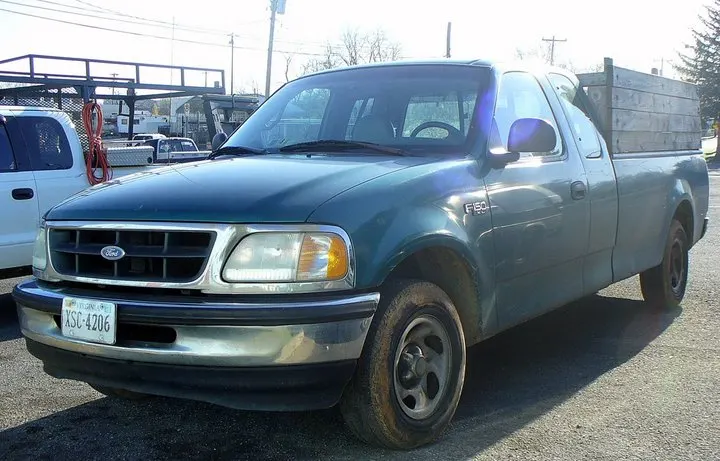 1997 Ford F-150 Our Community Place Harrisonburg VA April 2009, photographed in United States