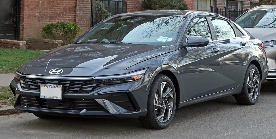 2024 Hyundai Elantra (facelift), front 2.2.24, photographed in United States