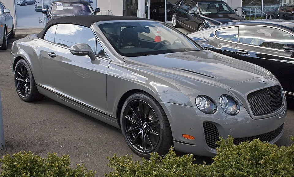 Bentley Continental SS conv, photographed in United States