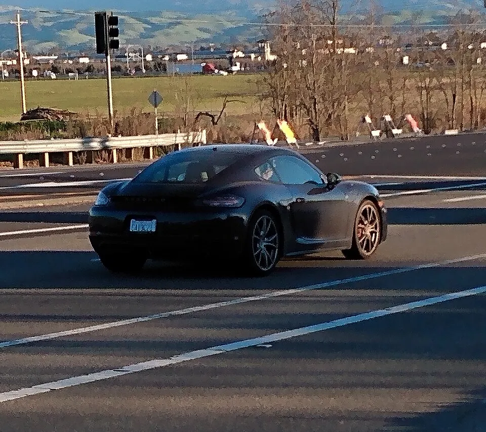 2021 Porsche 718 Cayman, photographed in United States