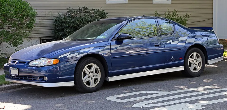 2003 Chevrolet Monte Carlo Pace Car edition front, photographed in United States