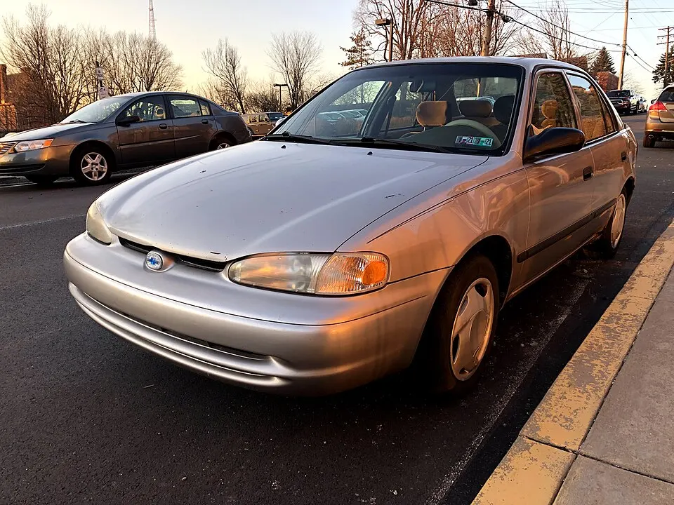 2001 Chevrolet Prizm, photographed in United States