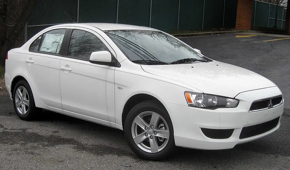 2009 Mitsubishi Lancer ES, photographed in United States