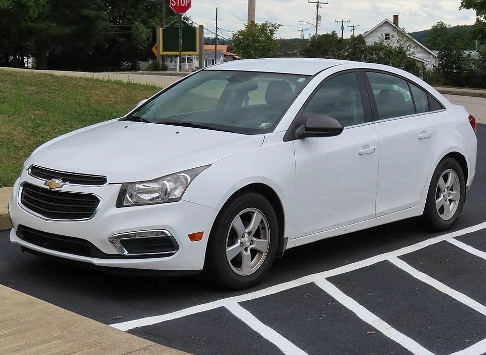 2016 Chevrolet Cruze Limited 1LT, front left, 07-11-2024, photographed in United States