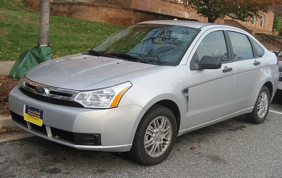 2008 Ford Focus SE sedan, photographed in United States