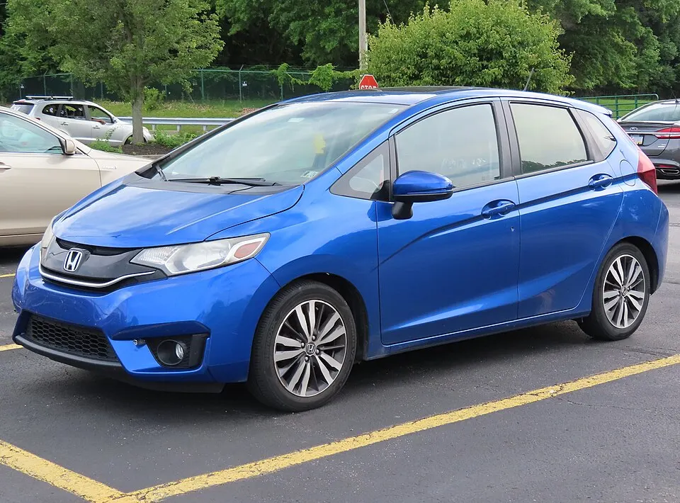 2017 Honda Fit EX, front left, 06-04-2024, photographed in United States