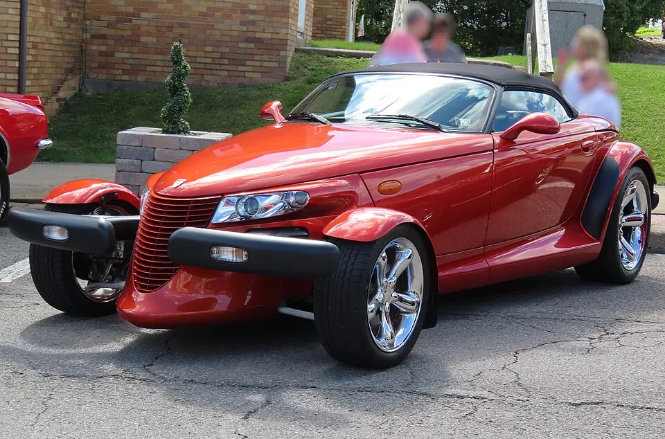 2001 Plymouth Prowler, front left, 09-30-2023, photographed in United States
