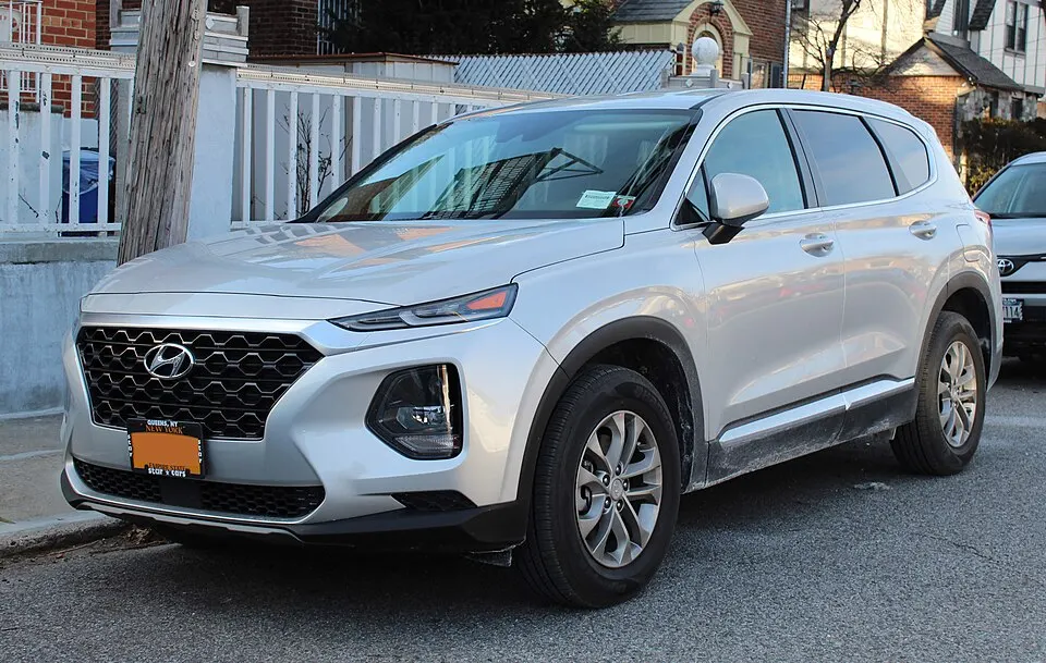 2019 Hyundai Santa Fe front 1.21.19, photographed in United States