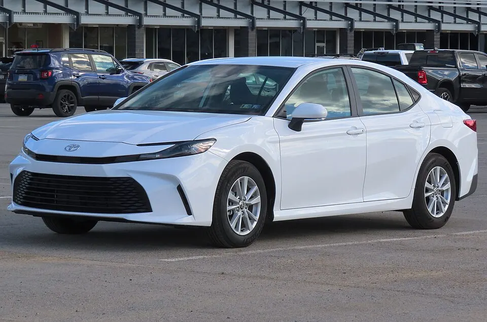 2025 Toyota Camry LE, front left, 05-24-2025, photographed in United States