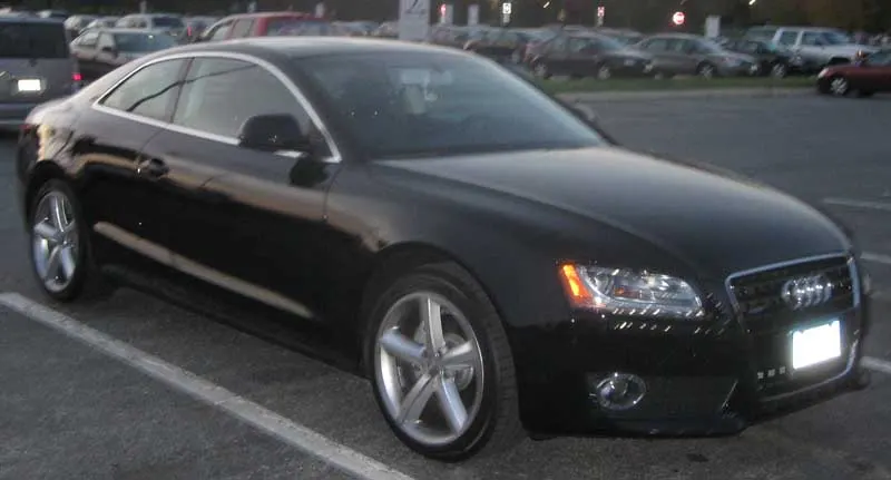 2009 Audi A5, photographed in United States
