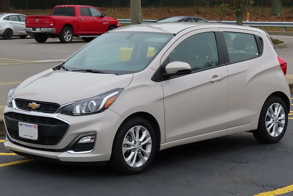 2021 Chevrolet Spark 1LT, front left, 11-15-2022, photographed in United States