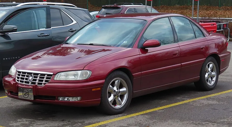 1997 Cadillac Catera, front left, 12-11-2022, photographed in United States