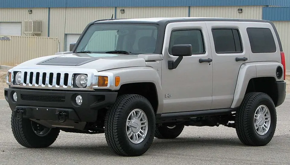 2007 Hummer H3 -- NHTSA, photographed in United States