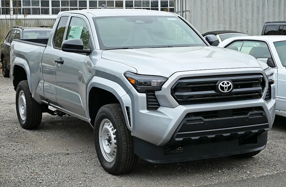 2025 Toyota Tacoma SR Xtracab, front 5.4.25, photographed in United States