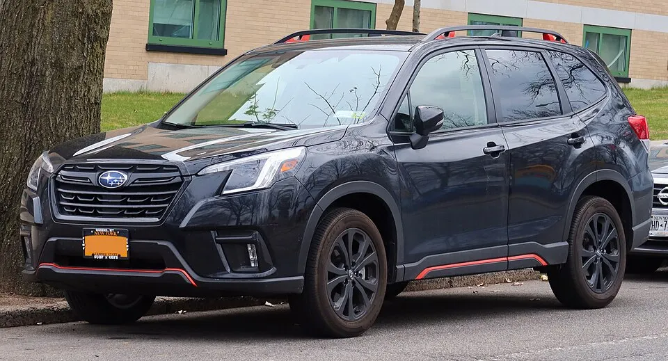 2023 Subaru Forester Sport, front 3.24.23, photographed in United States