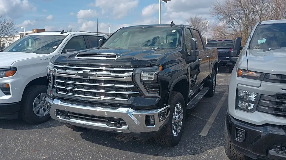 2024 Chevrolet Silverado 2500HD front view, photographed in United States