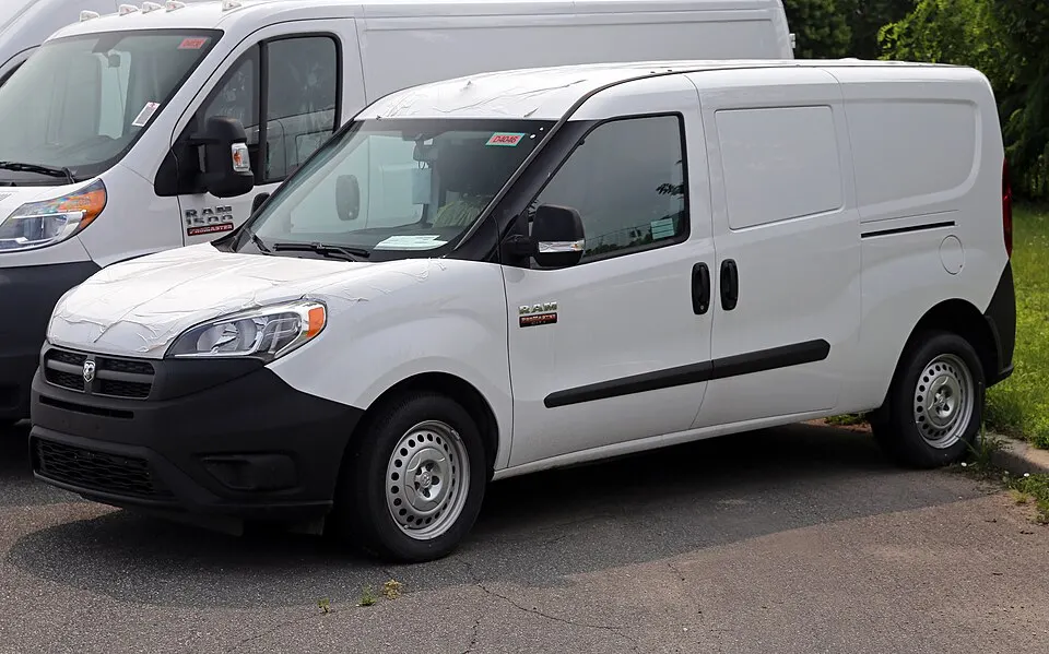 2015 Ram ProMaster City Tradesman Cargo Van, front left, photographed in United States