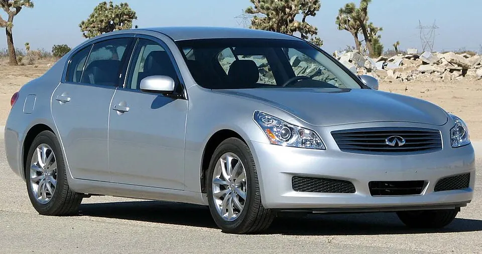 2008 Infiniti G35 -- NHTSA, photographed in United States