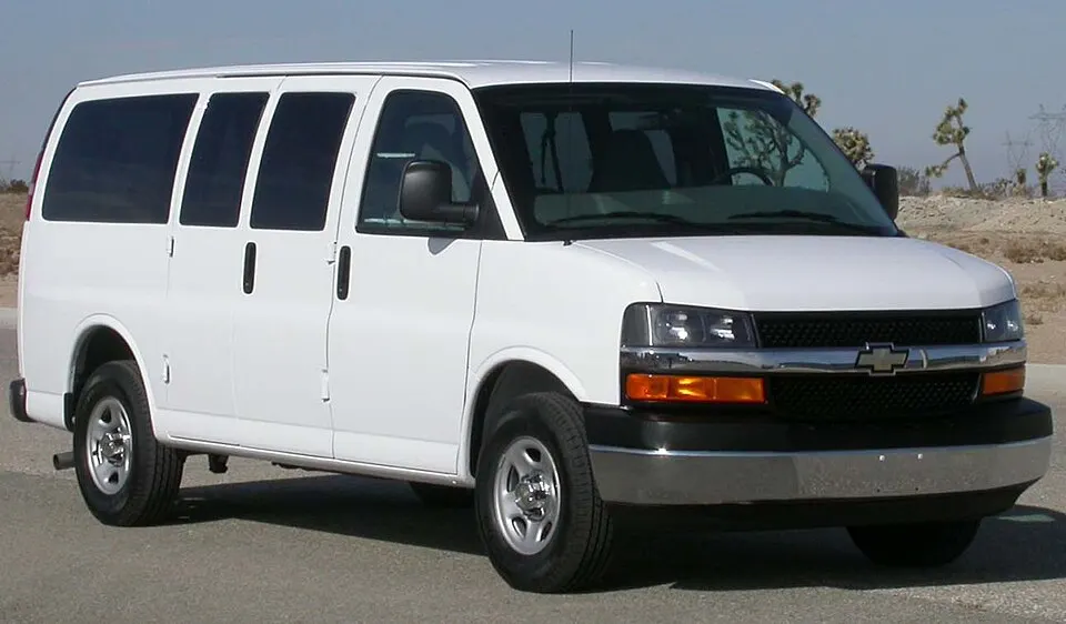 2005 Chevrolet Express -- NHTSA, photographed in United States