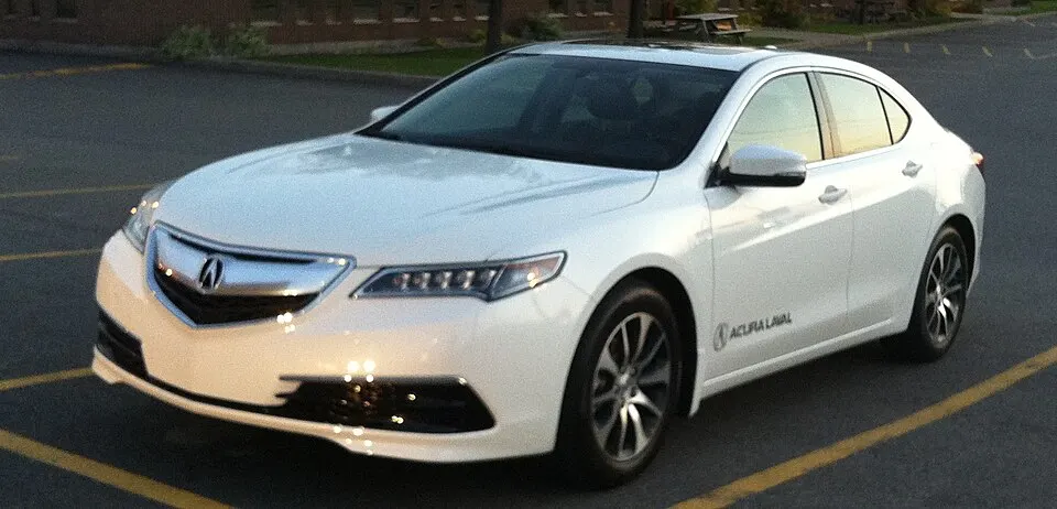 2015 Acura TLX, photographed in Canada