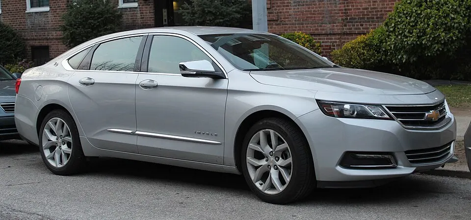 2018 Chevrolet Impala Premier front 4.7.19, photographed in United States