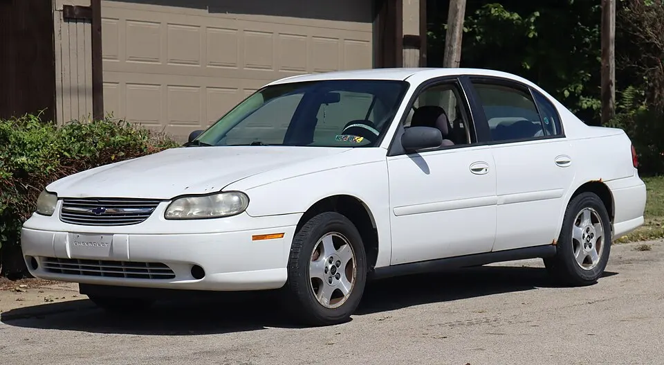 2005 Chevrolet Classic in Summit White, front left, 09-06-2026, photographed in United States
