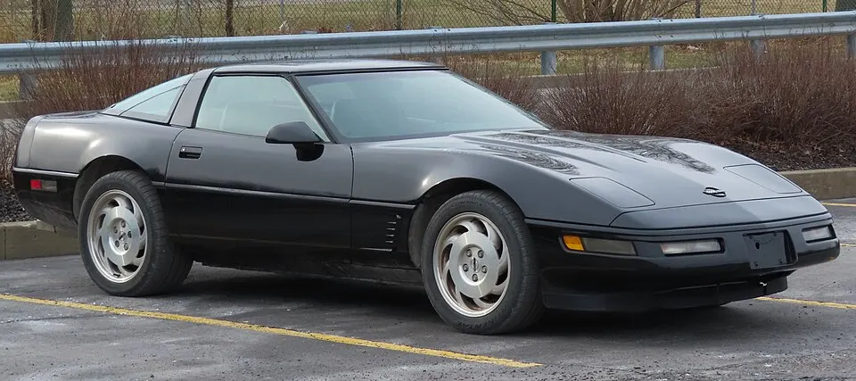 1995 Chevrolet Corvette Coupe, front right, 03-16-2023, photographed in United States