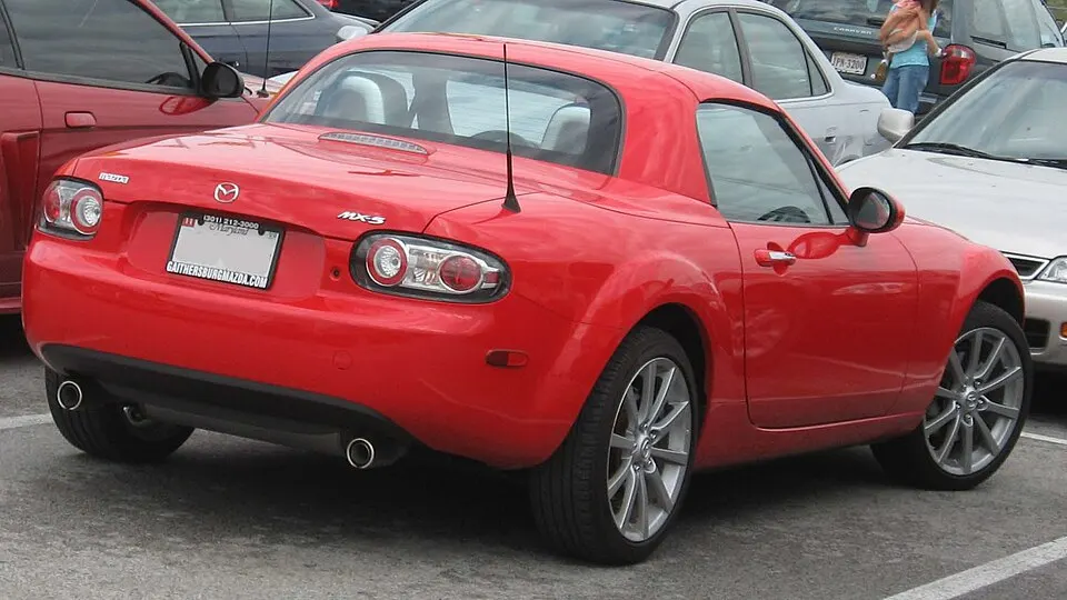 Mazda MX-5 hardtop, photographed in United States