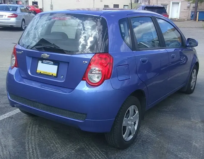 2009 Chevrolet Aveo, photographed in United States