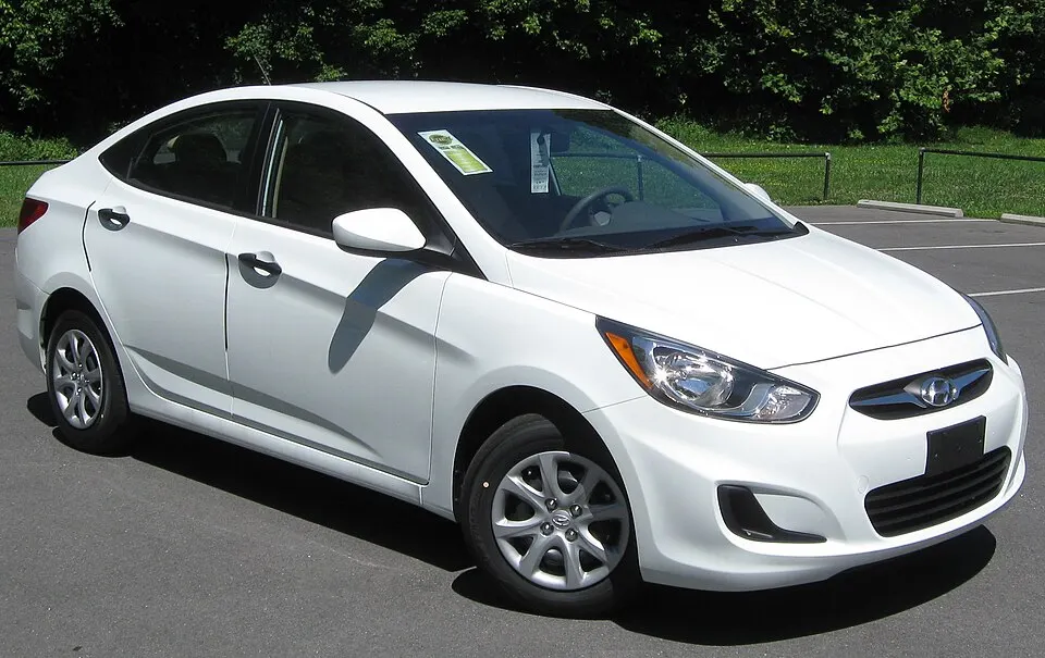 2012 Hyundai Accent GLS sedan -- 06-29-2011, photographed in United States