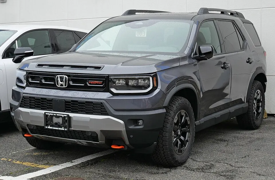 2025 Honda Passport TrailSport, front 4.11.25, photographed in United States