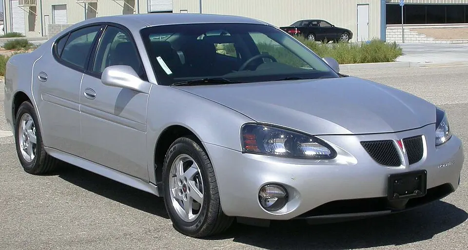 2004 Pontiac Grand Prix -- NHTSA, photographed in United States