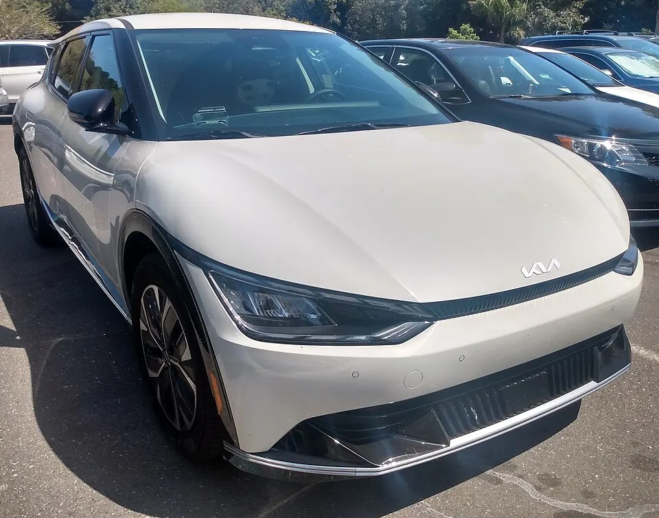 2022 Kia EV6 front, photographed in United States