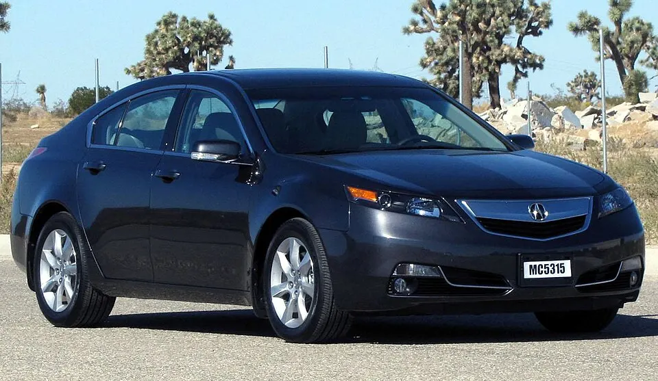 2012 Acura TL -- NHTSA 1, photographed in United States