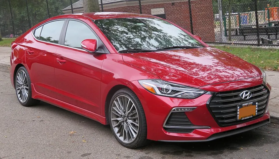 2017 Hyundai Elantra Sport front 9.6.18, photographed in United States
