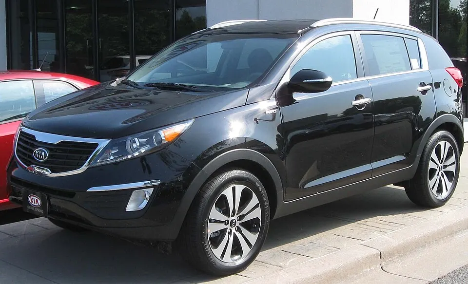 2011 Kia Sportage EX -- 08-16-2010, photographed in United States
