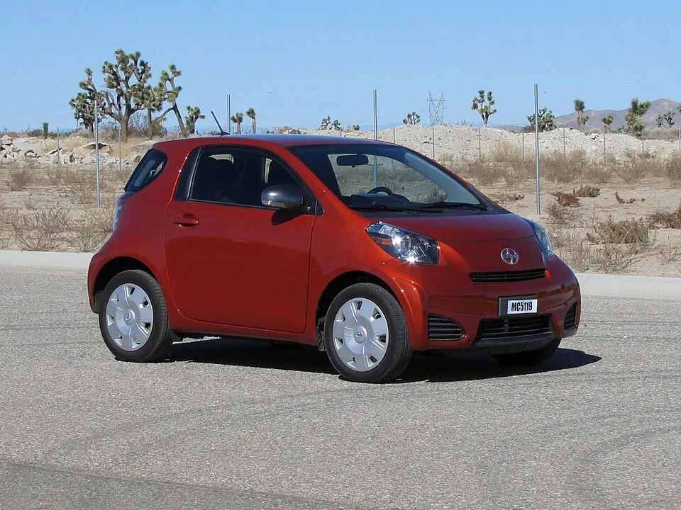 2012 Scion iQ -- NHTSA test 7729 - front, photographed in United States