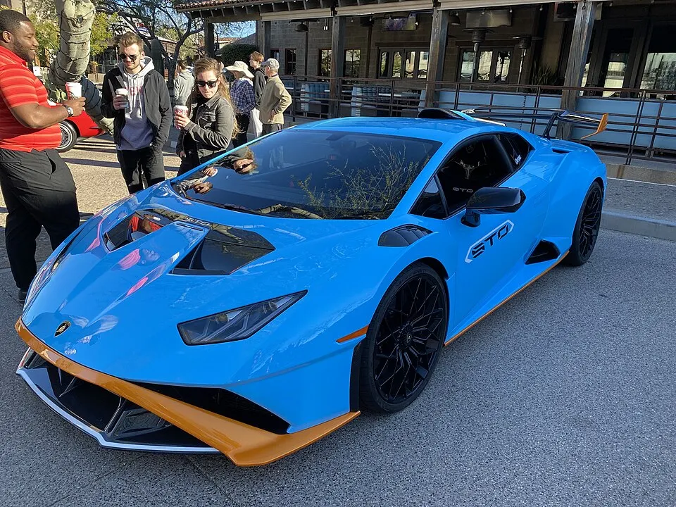 2021 Lamborghini Huracan STO (Scottsdale), photographed in United States