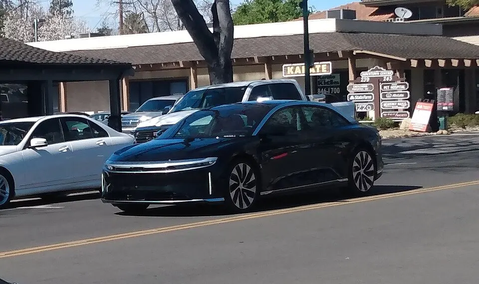 2022 Lucid Air Deam Edition front, photographed in United States