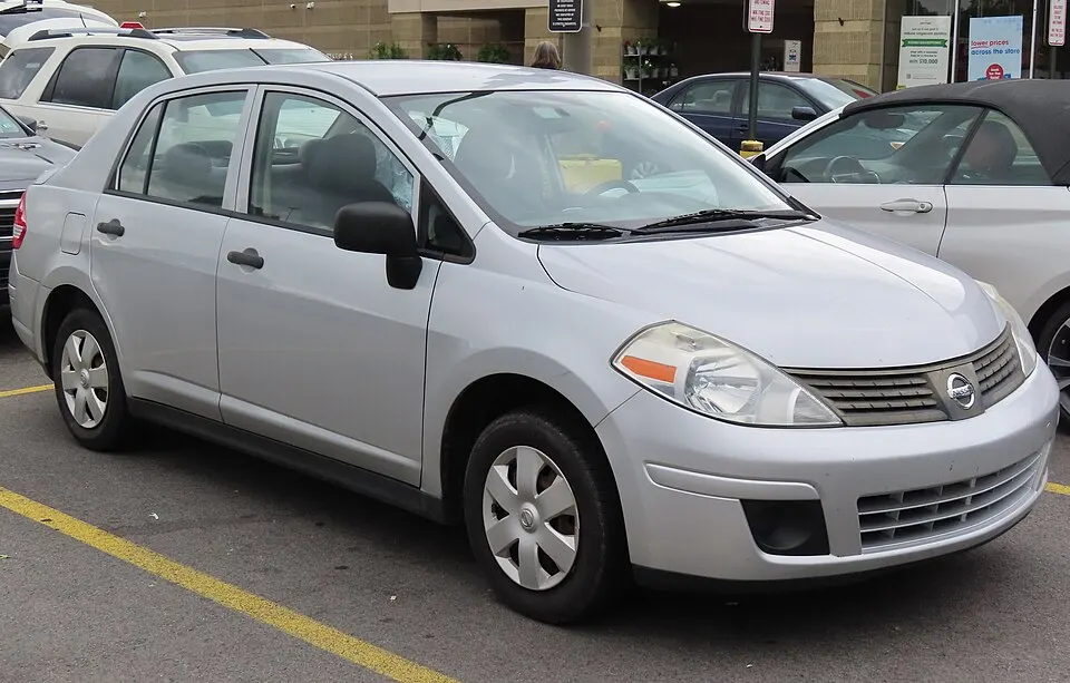 2011 Nissan Versa 1.6 Sedan, photographed in United States