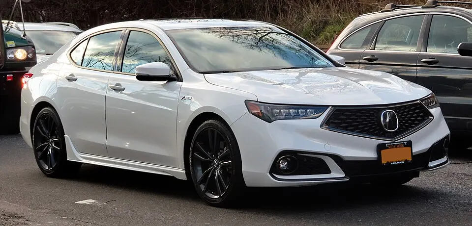 2020 Acura TLX A-Spec, front 2.28.20, photographed in United States