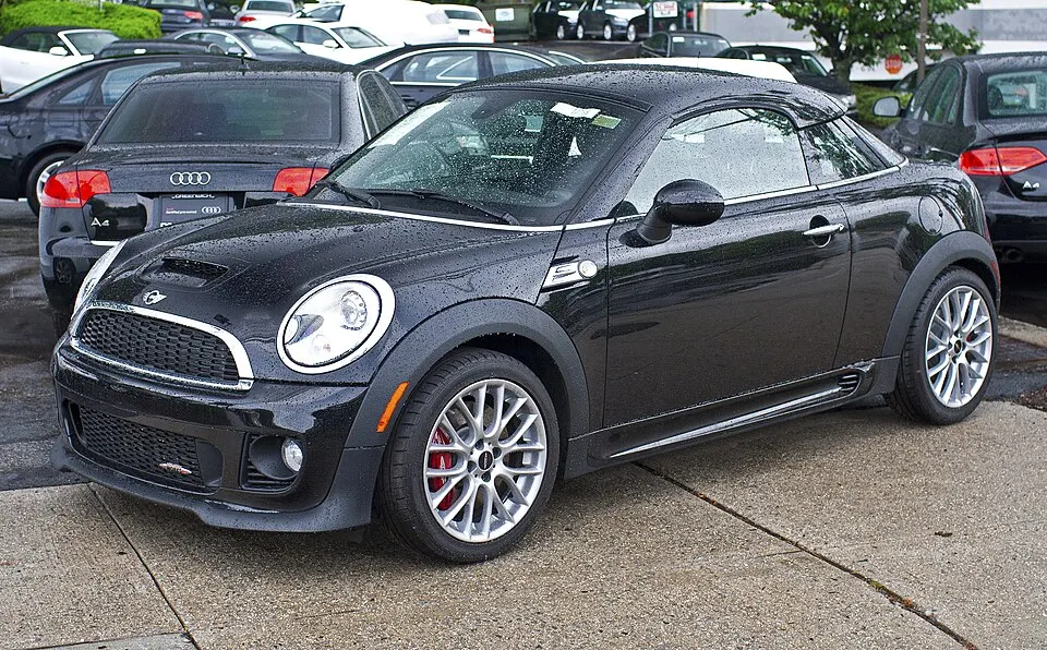 2012 Mini Cooper Coupé JCW (R59), photographed in United States
