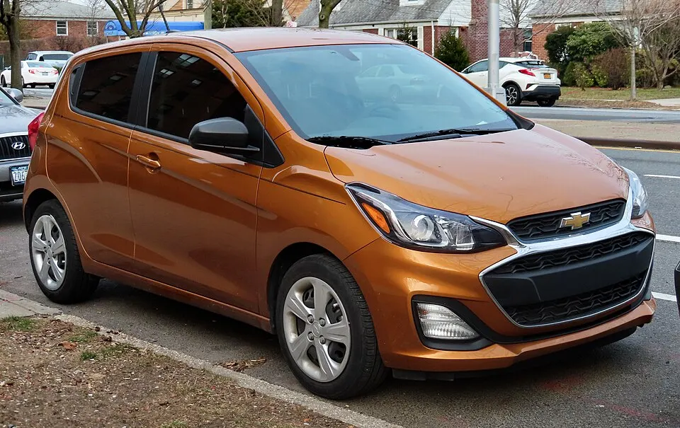 2019 Chevrolet Spark LS (M400 facelift), front 3.2.20, photographed in United States