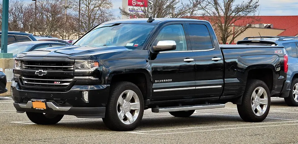 2016 Chevrolet Silverado 1500 LTZ Z71, front 1.26.20, photographed in United States