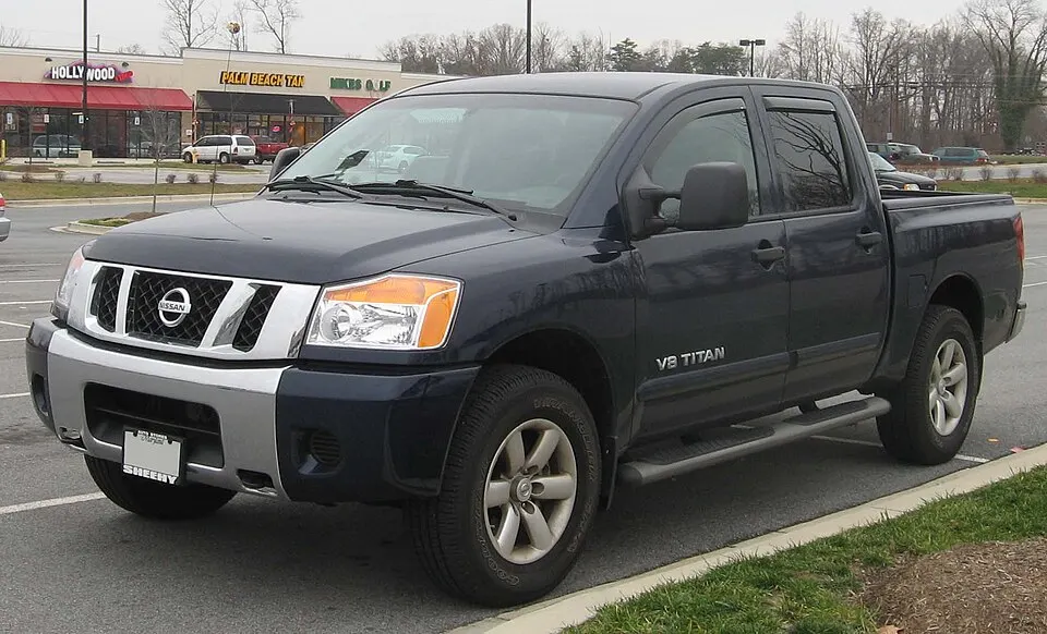 2008 Nissan Titan, photographed in United States
